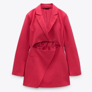 Zara cut out blazer dress